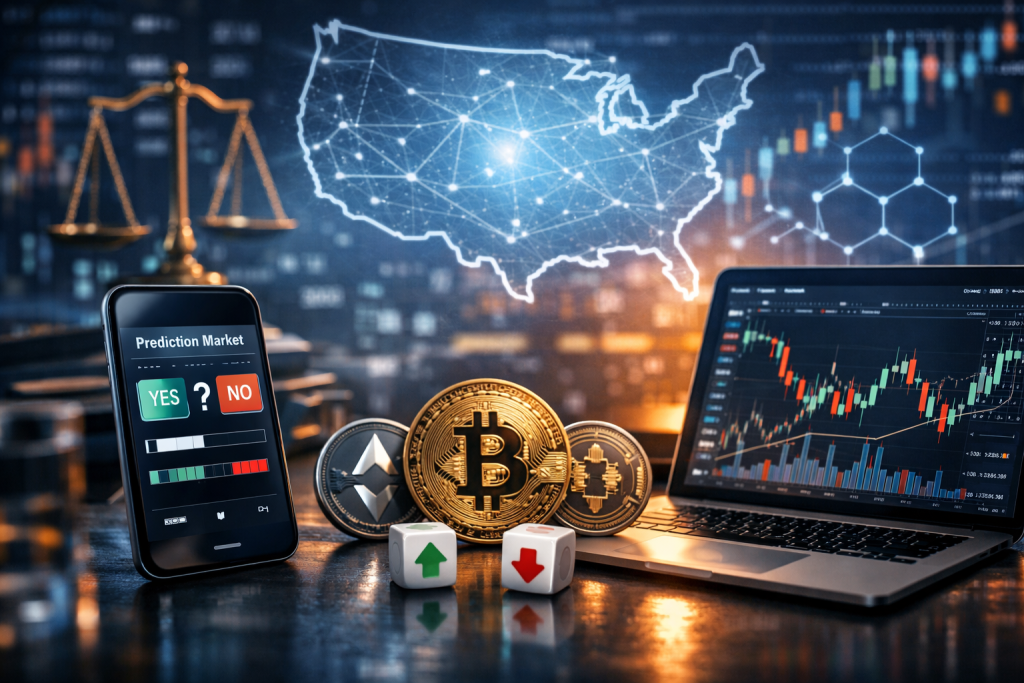 Binance US and Blockchain.com Eye Prediction Markets Amid Regulatory Uncertainty Binance US and Blockchain.com Eye Prediction Markets Amid Regulatory Uncertainty – featured image