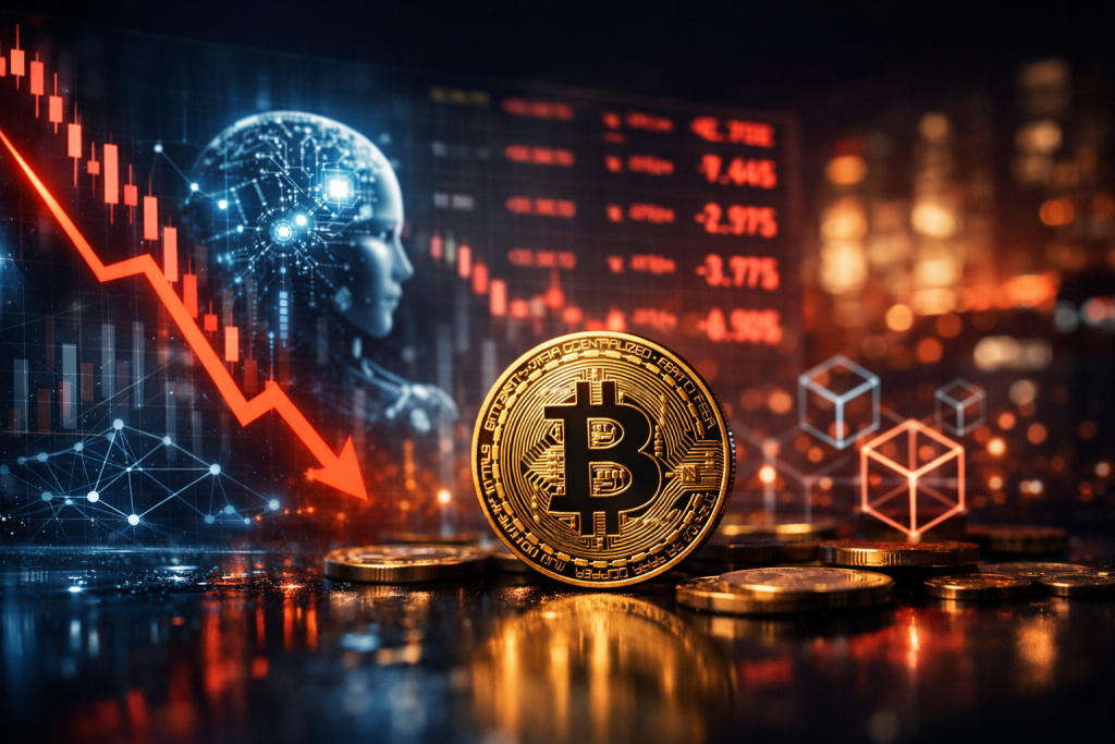 Bitcoin Dips Below $82,000 Amidst Renewed AI Concerns and DeFi Declines Bitcoin Dips Below $82,000 Amidst Renewed AI Concerns and DeFi Declines – featured image