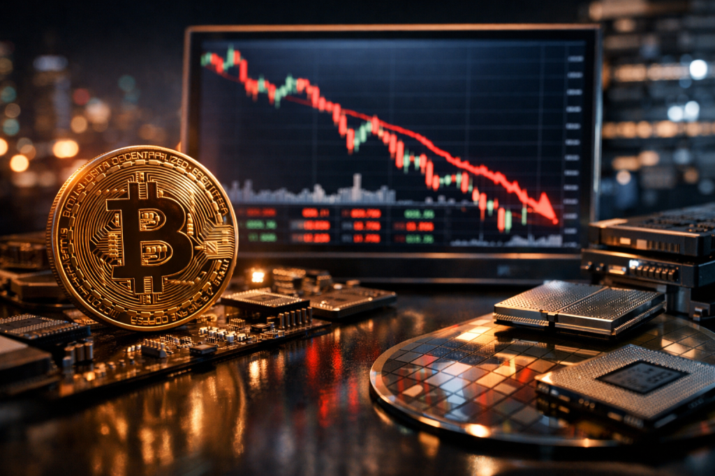 Bitcoin Faces Pressure as Asian Chip Stocks Decline – featured image