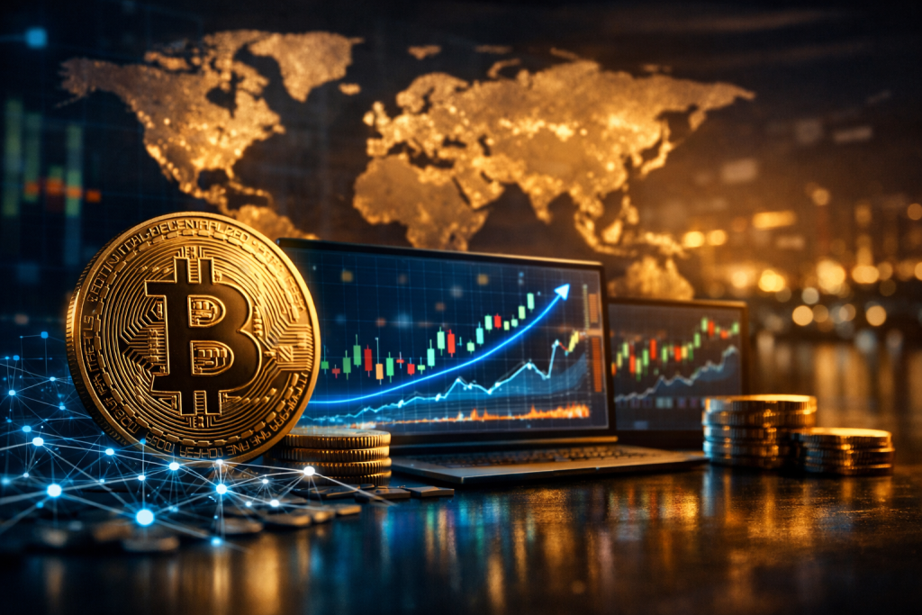 Bitcoin Surges to $82,000 Amid Geopolitical Stability – featured image