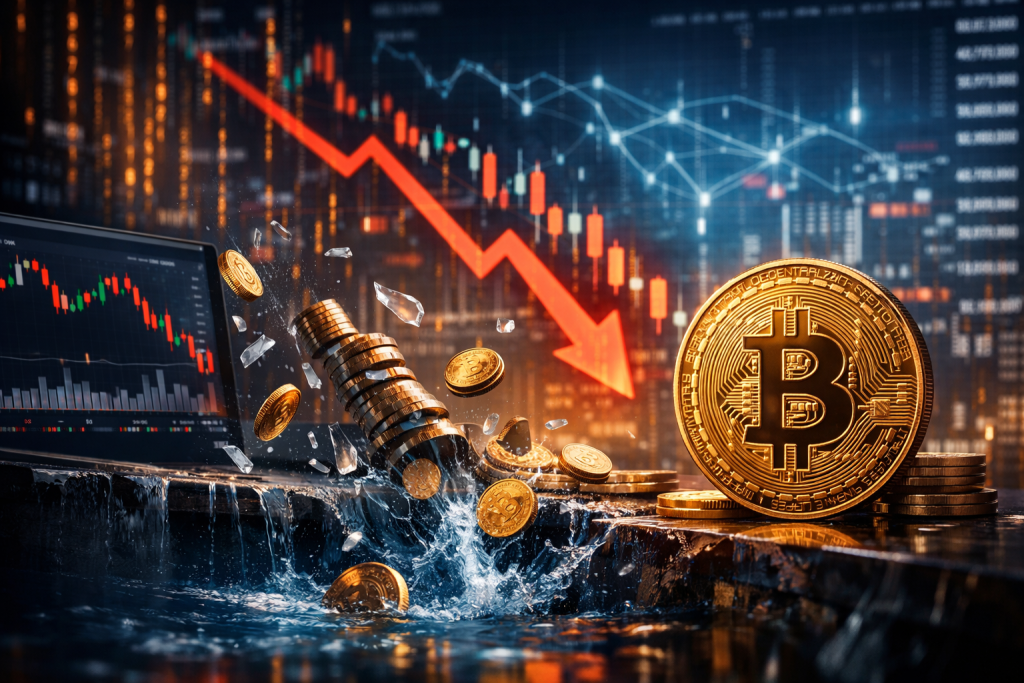 Bitcoin's Liquidation Risks Heighten Amidst Sluggish ETF Outflows – featured image