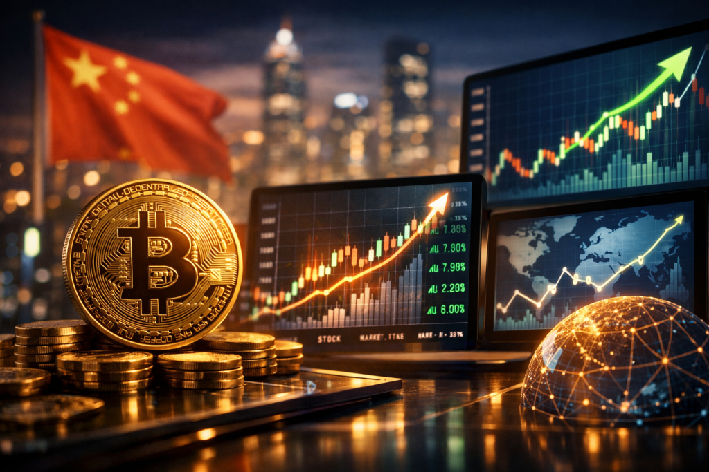 Market Momentum: Bitcoin and Global Indices Surge on Positive Chinese GDP Data Market Momentum: Bitcoin and Global Indices Surge on Positive Chinese GDP Data – featured image