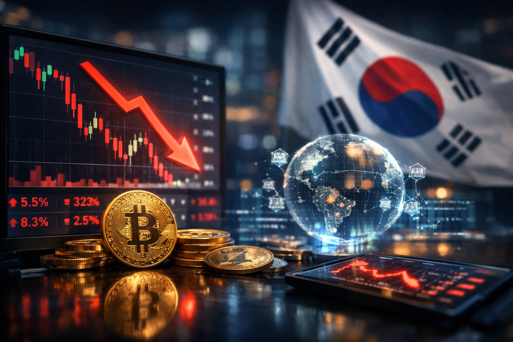 South Korea Sees 20% Decline in Crypto Trading Volumes – featured image
